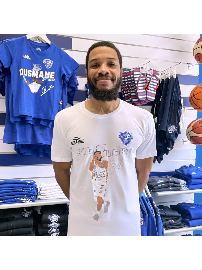 DINAMO SASSARI T-SHIRT JEFFERSON "night night"