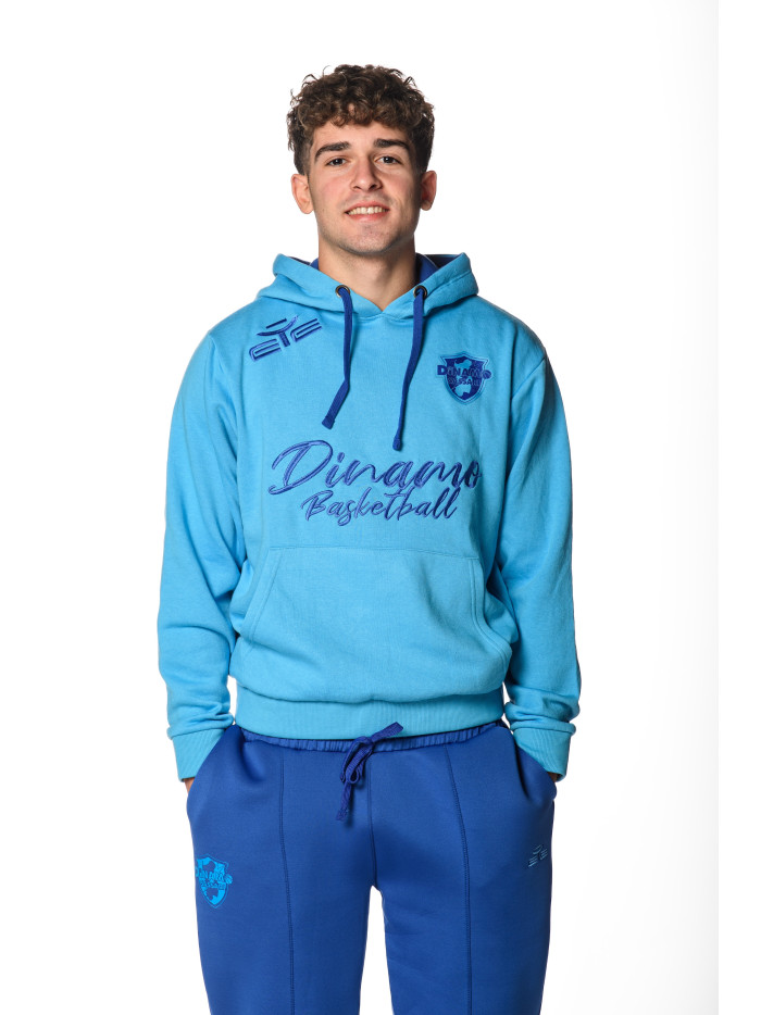 DINAMO SASSARI FELPA TASCAPANE CAPPUCCIO