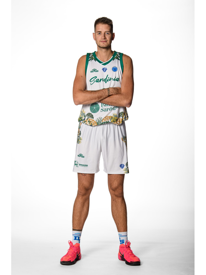 DINAMO SASSARI PANTALONCINO COPPA MASCHILE HOME 2025-26