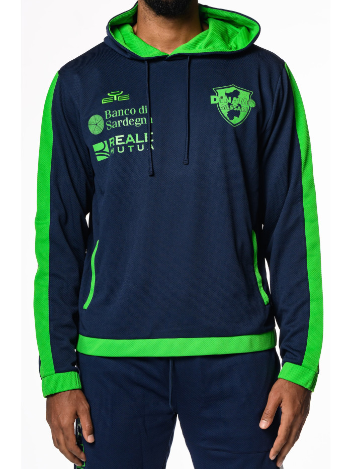 DINAMO SASSARI FELPA CAPPUCCIO 2024-25