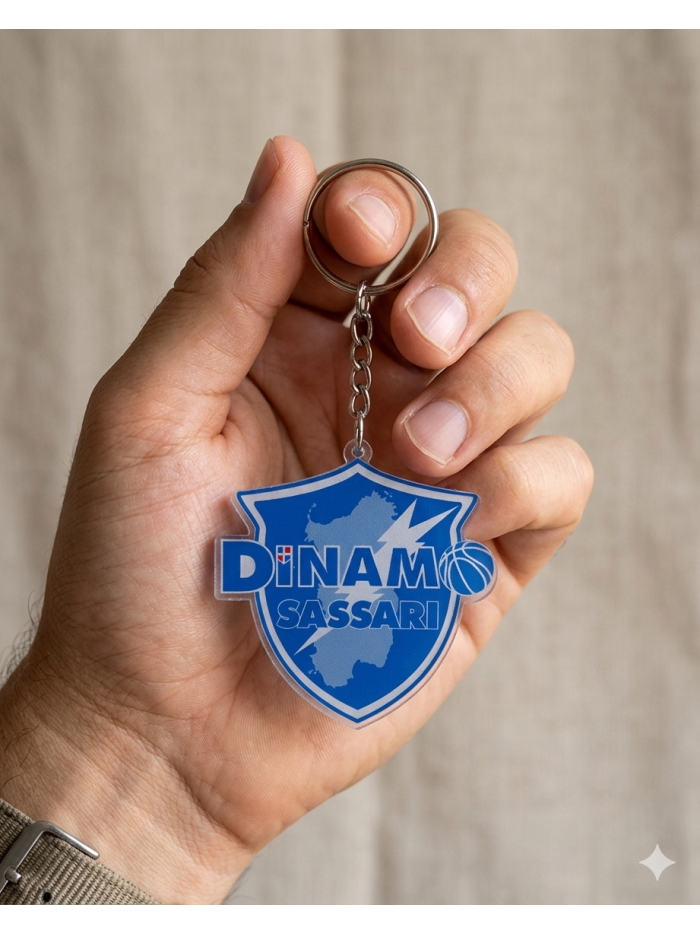 DINAMO SASSARI PORTACHIAVI SAGOMATO