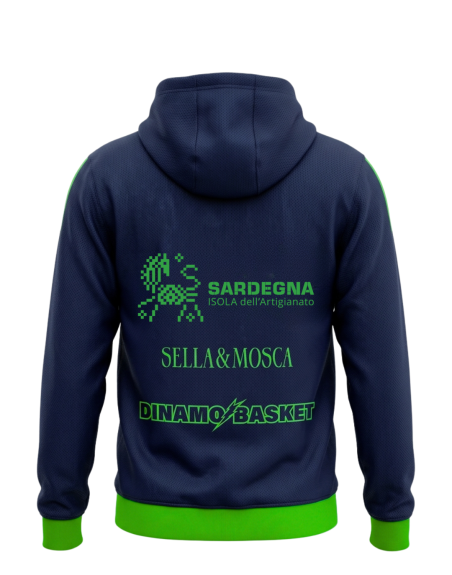 DINAMO SASSARI FELPA CAPPUCCIO 2024-25