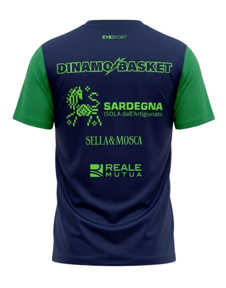 DINAMO SASSARI T-SHIRT TEMPO LIBERO 2024-25
