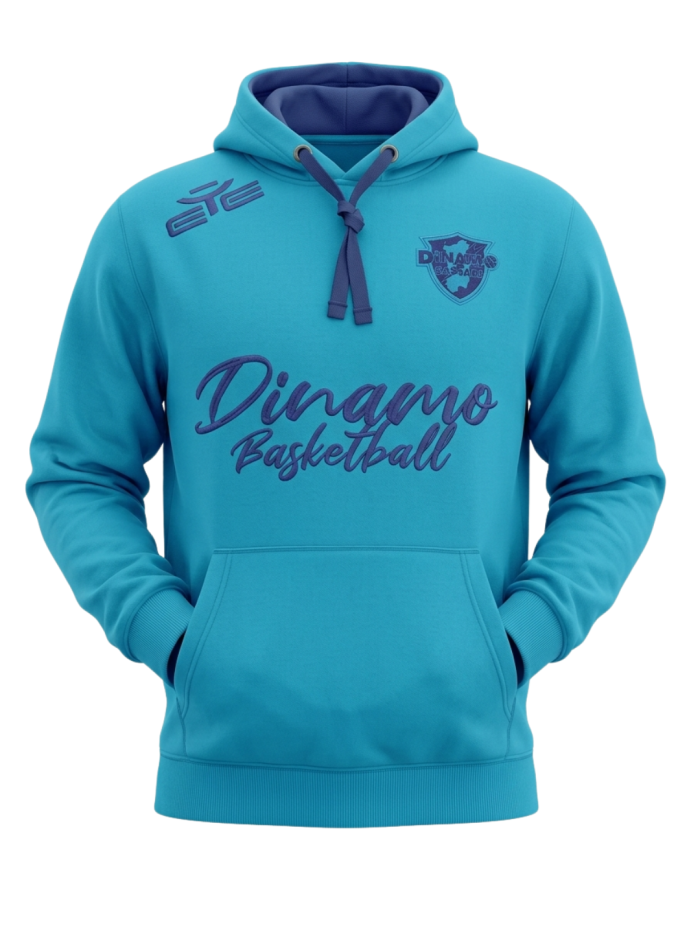 DINAMO SASSARI FELPA TASCAPANE CAPPUCCIO