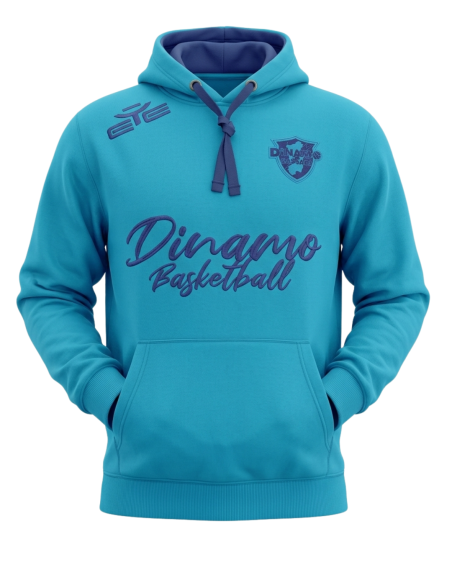 DINAMO SASSARI FELPA TASCAPANE CAPPUCCIO
