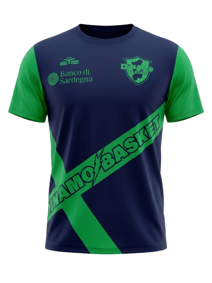 DINAMO SASSARI T-SHIRT TEMPO LIBERO 2024-25