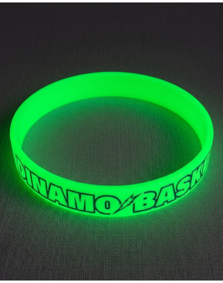 DINAMO SASSARI BRACCIALE SILICONE FLUORESCENTE