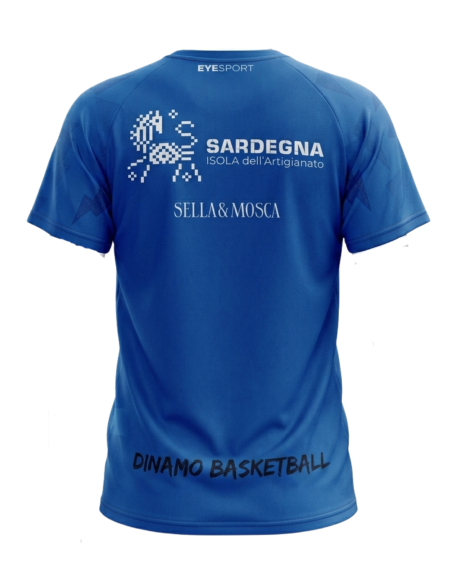 DINAMO SASSARI T-SHIRT TEMPO LIBERO 2023-24
