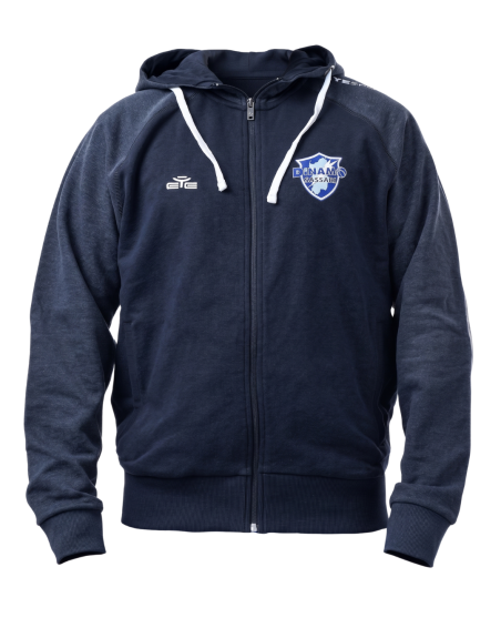 DINAMO SASSARI FELPA CON CAPPUCCIO BICOLORE