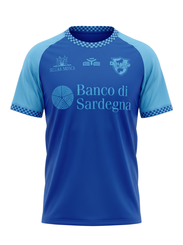 DINAMO SASSARI T-SHIRT TEMPO LIBERO TEAM 2022-23