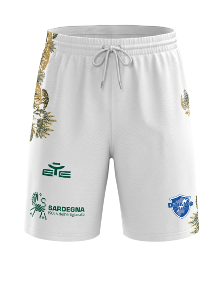 DINAMO SASSARI PANTALONCINO COPPA MASCHILE HOME 2025-26