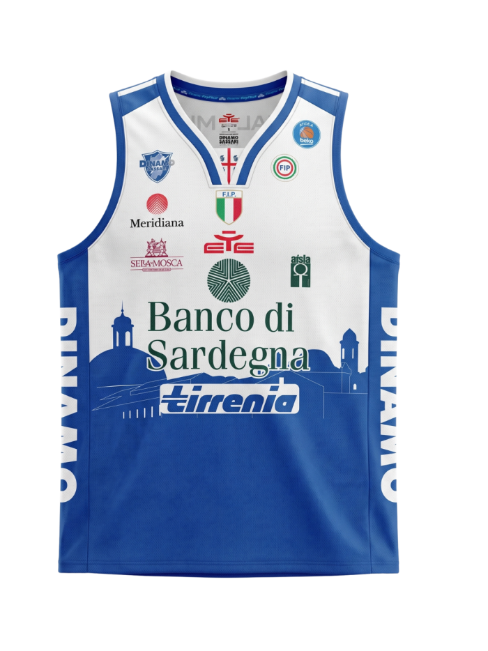 DINAMO SASSARI CANOTTA CAMPIONATO HOME 2015-16