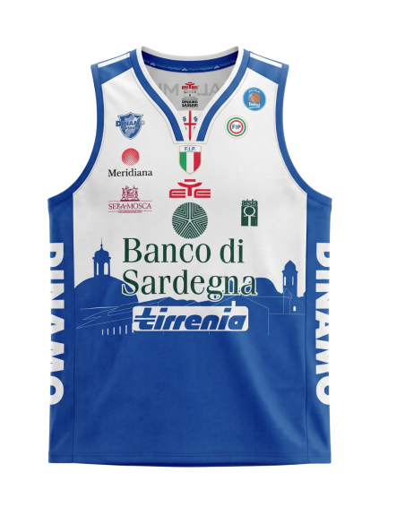 DINAMO SASSARI CANOTTA CAMPIONATO HOME 2015-16