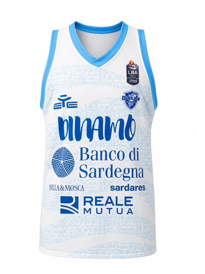 DINAMO SASSARI CANOTTA CAMPIONATO HOME SPECIAL EDITION 2026