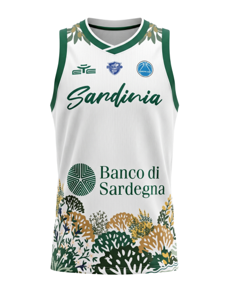 DINAMO SASSARI CANOTTA COPPA MASCHILE HOME 2025-26