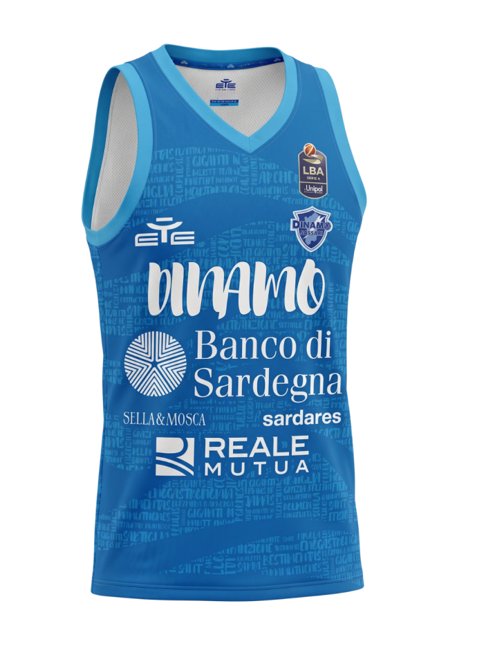 DINAMO SASSARI CANOTTA CAMPIONATO AWAY SPECIAL EDITION 2026