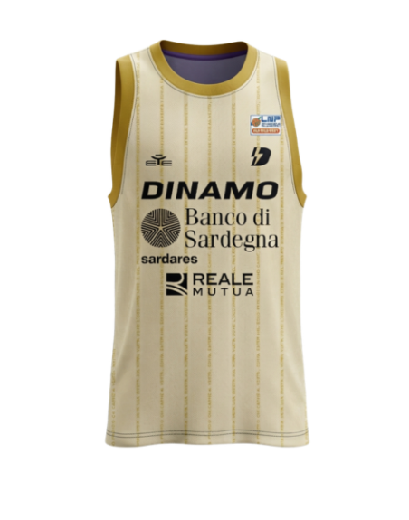 DINAMO SASSARI CANOTTA GARA HOME PRESEASON 2026-27