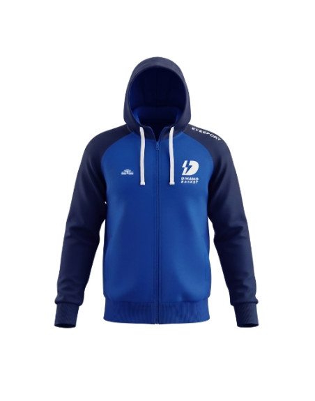DINAMO SASSARI FELPA CAPPUCCIO COTONE