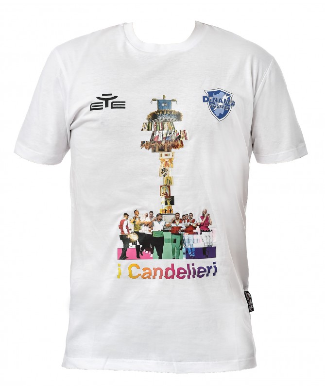 DINAMO SASSARI T-SHIRT CANDELIERI REALTA' AUMENTATA